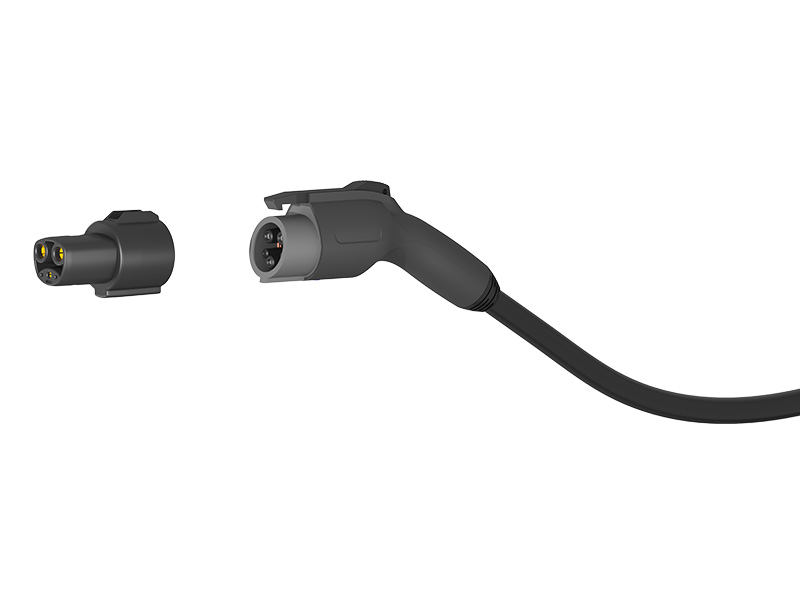 SAE-2-I(TYPE1) TO TESLA(NACS)充電轉(zhuǎn)接頭